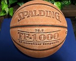 Spalding TF-1000 Vintage Game Ball ZK Microfiber Composite Basketball 28... - $12.59