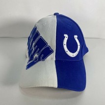 Indianapolis Colts Hat NFL Brand Blue White OSFA Adjustable Back - £19.88 GBP