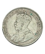 1929 Canada 25 Cents Coin (Very Fine, VF Condition) KM# 24a - €22,39 EUR