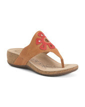 New Josef Seibel Brown Leather Comfort Sandals Size 39 M 40 $135 - £55.03 GBP