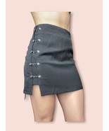 Black Paper Clip Mini Skirt Brand Cider Size XS NTW - $23.75