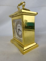 Howard Miller Gold Tone Carriage Desk Quartz Alarm Clock Roman Numerals - £34.80 GBP
