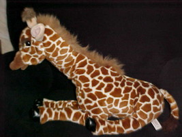 21" Rare Folkmanis Giraffe Hand Puppet Plush Stuffed Toy Very Rare  - $98.99