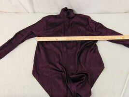 Adult Women&#39;s Dana Buchman 100% Silk Dark Purple Blouse Top Shirt 2 32114 - €25,50 EUR