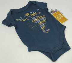 NWT Central &amp; Southern Latin American Map Mamut Bodysuit Dark Green - Size 3-6M - £7.11 GBP