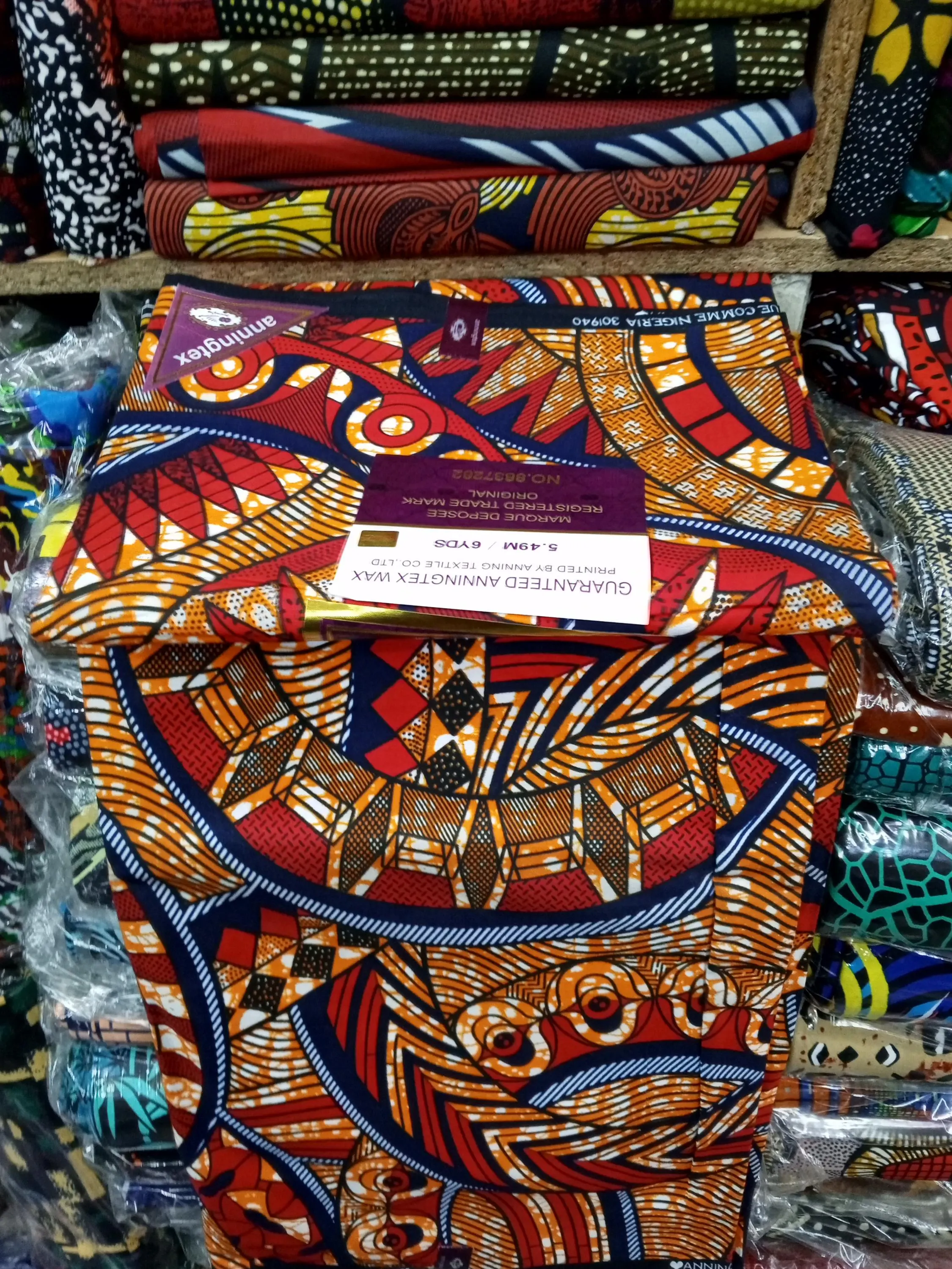 Kitenge &amp; Ankara Fabric by the Yard – African Wax Print Cotton 46&quot; Wide ... - $558.28 MXN