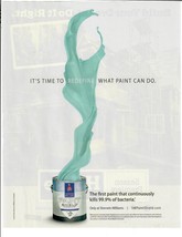 Sherwin Williams Original Print Ad Time To Redefine What Paint Can Do Turquoise - £7.75 GBP