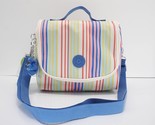 Kipling Kichirou Insulated Lunch Bag AC7256 Polyester Beachside Stripes ... - £35.64 GBP