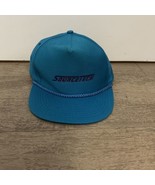 Vintage SourceTech Hat Cap Snapback Teal &amp; Purple 90s Internet Technology - $20.00