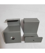 Gray Mounting Hardware Bracket 2x2.75 Heavy Metal Bin Support Mounting M... - $12.92 CAD
