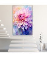 Blooming Flower Canvas Painting Wall Art Posters Landscape Canvas Print ... - £10.84 GBP+