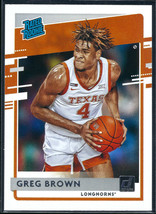 2021-22 Panini Chronicles Draft Picks #39 Greg Brown Rated Rookie - £1.41 GBP