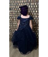 Elegant Navy Blue Formal Dress size 150 Daddy Daughter Dance Bridesmaid ... - $20.99