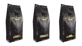 Flavored Coffee Brickhouse Bundle with Pb Banana, Choc Bar &amp; Dark Roast - £21.21 GBP