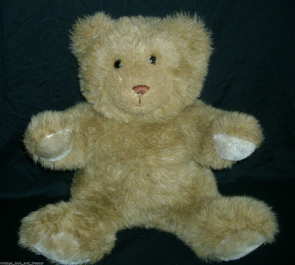 Primary image for 15" VINTAGE BROWN APPLAUSE 1985 STUFFED ANIMAL PLUSH CARMELTEDDY BEAR TOY TAN