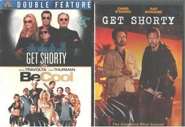 Get Shorty TRIPLE-Be Cool+Tv Series-John Travolta-Rene Russo-Uma Thurman-NEW Dvd - £23.32 GBP