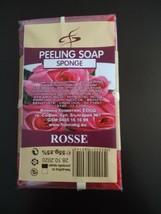 Glycerin Peeling SOAP-SPONGE Rosse 55 Gr Rejuvenates The Skin Rose Water Eu Made - £2.86 GBP