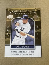 2008 Upper Deck Yankee Stadium Legacy Collection #6141 Paul O&#39;Neill Yankees - £3.86 GBP