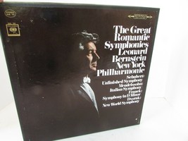 The Great Romantic Symphonies Bernstein Ny Phil. Columbia D3L 337 Record Album - £11.65 GBP