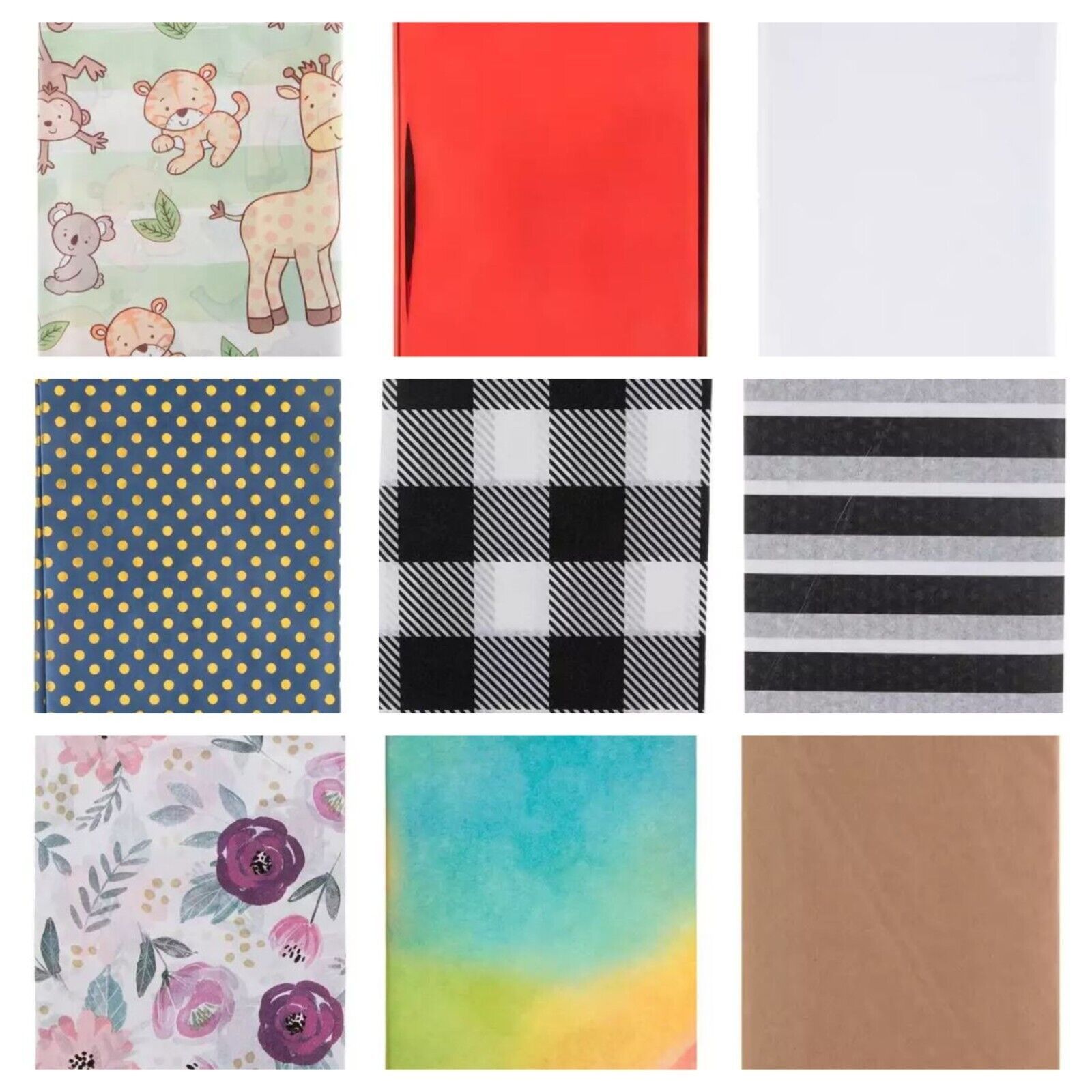 Tissue Paper 20x20 8 Sheets Various Styles New Price Per - $3.95+