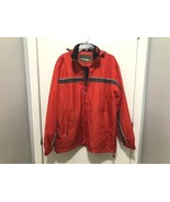 Boston Outfitters Men&#39;s Full Zip Fleece Lined Red WInter Jacket w/ Hood ... - $23.75
