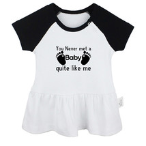 You Never Met A Baby Quite Like Me Funny Dresses Newborn Baby Princess S... - £9.21 GBP