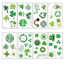 St. Patrick&#39;s Day Tattoos Irish Tattoo Sticker Shamrock Tattoos Sticker ... - £16.44 GBP