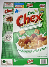 2004 Empty General Mills Corn Chex 16OZ Cereal Box SKU U198/203 - $18.99