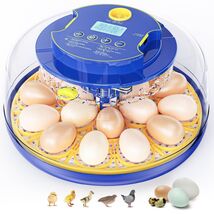 18 Egg Incubator for Hatching Egg Candler Automatic Egg Turning Humidity... - $122.34 CAD