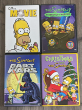 THE SIMPSONS 4 DVD LOT - Treehouse of Horror, Christmas, Bart Wars  and Movie! - £6.98 GBP