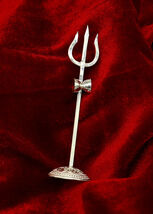 925 sterling silver Trishul puja article utensils pooja article su341 - $61.37