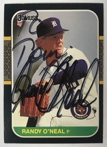 Randy O&#39;Neal Signed Autographed 1987 Donruss Baseball Card - Detroit Tigers - $7.00