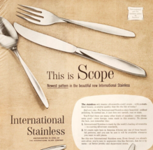 1956 International Stainless Scope Advertisement Silverware Utensils DWJJ11 - $562.94 MXN
