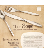 1956 International Stainless Scope Advertisement Silverware Utensils DWJJ11 - $551.07 MXN