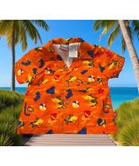 Opbaby! Kapalua Button Up Collar Shirt Fish beach orange summer Size 12M - €12,81 EUR