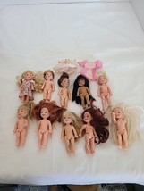 Mattel Barbie KELLY &amp;  Friends Dolls 4&quot;  Lot of 10 - £20.93 GBP