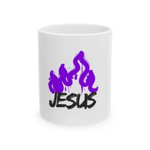 Jesus Graphic Ceramic Mug - Inspirational Graffiti Coffee Cup Christian ... - $265.95 MXN+