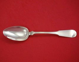 Threaded / Threaded Antique by Gorham Sterling Silver Serving Spoon 8 3/8&quot; - £85.25 GBP