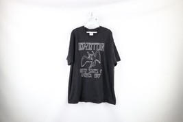 Vtg Y2K 2003 Mens XL Faded Spell Out 1977 Led Zeppelin Swan Song Band T-Shirt - £35.65 GBP