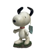 Vintage United Features Syndicate Peanuts Dancing Snoopy Garden Statue F... - £106.05 GBP