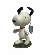 Vintage United Features Syndicate Peanuts Dancing Snoopy Garden Statue F... - €117,20 EUR