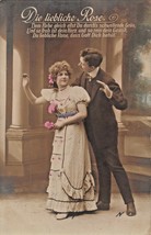 Die Liebliche ROSE-GERMAN POEM-ROMANCE Photo Postcard - £4.65 GBP