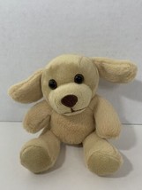 Walmart small plush tan puppy dog stuffed animal beanbag toy lab - £8.67 GBP