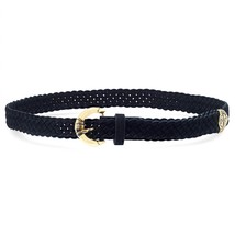 Laurel And Gold women&#39;s topanga belt in Black Suede/Gold - size One Size - £45.66 GBP