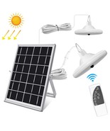 2 in 1 Smart Induction Indoor/Outdoor Solar Panel 2 Chandeliers White Li... - $150.00