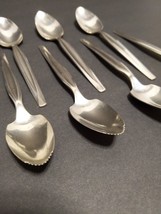 (7)WM Rogers Lines Grapefruit Spoon Orange Citrus Fruit Silverplate Serr... - £14.13 GBP