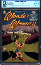 Wonder Woman #34 (1949) CBCS 2.5 -- WW vs Robots; Professional Conservation; CGC - £177.03 GBP