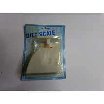 Vintage 1980s Small Manual White Plastic Diet Food Scale Ounces and Grams - $8.82