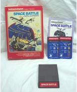 Vintage 1979 Mattel Intellivision SPACE BATTLE VIDEO GAME COMPLETE w/ Ma... - $18.32