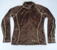 FLAW** Marmot Polartec Fleece Full Zip Jacket Women Sz XL Hiking Outdoor... - $18.95